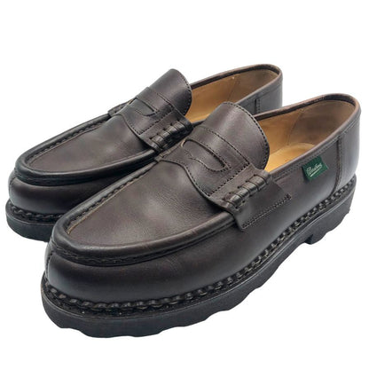 パラブーツ コインローファー ランス メンズ サイズ7.5 ブラウン Paraboot REIMS ローファー 約26.0cm【LA】【中古】