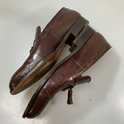フラテッリロセッティ タッセルローファー 21422 カーフ ブラウン サイズUK7.5 メンズ FRATELLI ROSETTI 約26.0cm【AFC44-2】