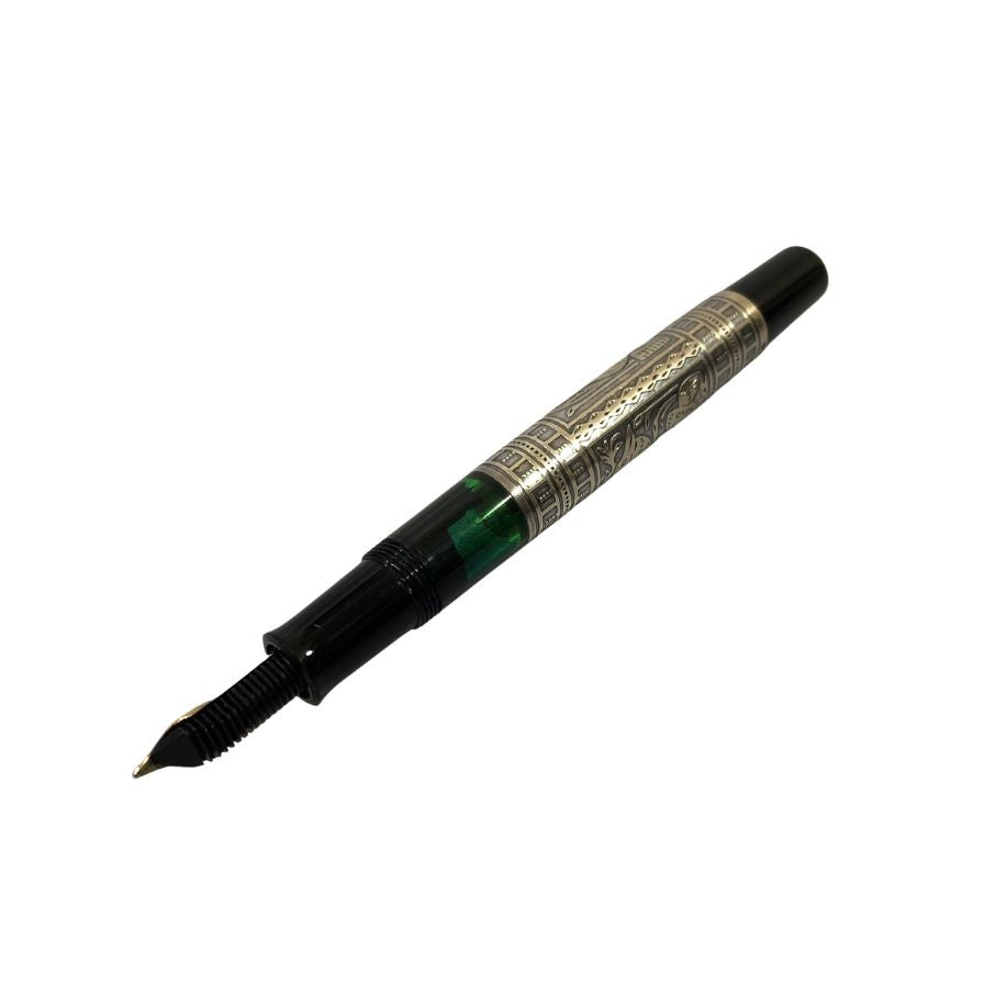ペリカン トレド 万年筆 ペン先18C-750 BB 本体彫刻SV925 PELIKAN【AFI2】