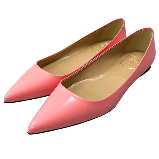 ロジェ ヴィヴィエ  フラットシューズ パンプス  レディース サイズ36 ピンク Roger Vivier 約22.5cm【AFC1】
