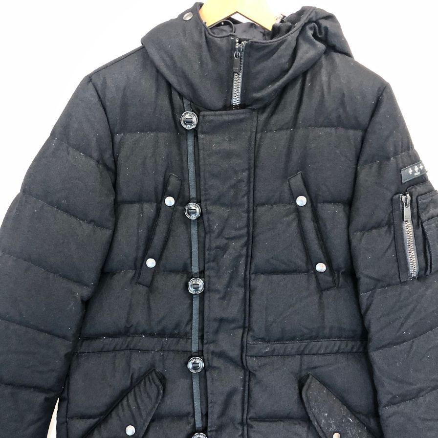 美品◆タトラス ダウンジャケット フォンド ブラック メンズ サイズ1 MTA8IS4193 TATRAS 【AFA3】