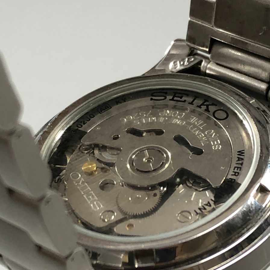 セイコー 7S26 02J0 自動巻き デイデイト メンズ water resistant SEIKO【AFI15】