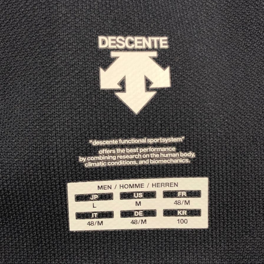 新品同様◆デサント オルテライン トラックジャケット フュージョンニット ネイビー メンズ サイズL DAMOGL03 DESCENTE ALLTERAIN 【AFB4】