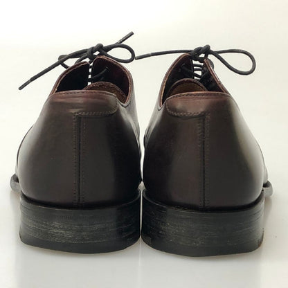 グレンソン レザーシューズ セミブローグ アニバーサリー エディション カーフ バーガンディ 7.5E メンズ GRENSON 約26.5cm【AFC1】