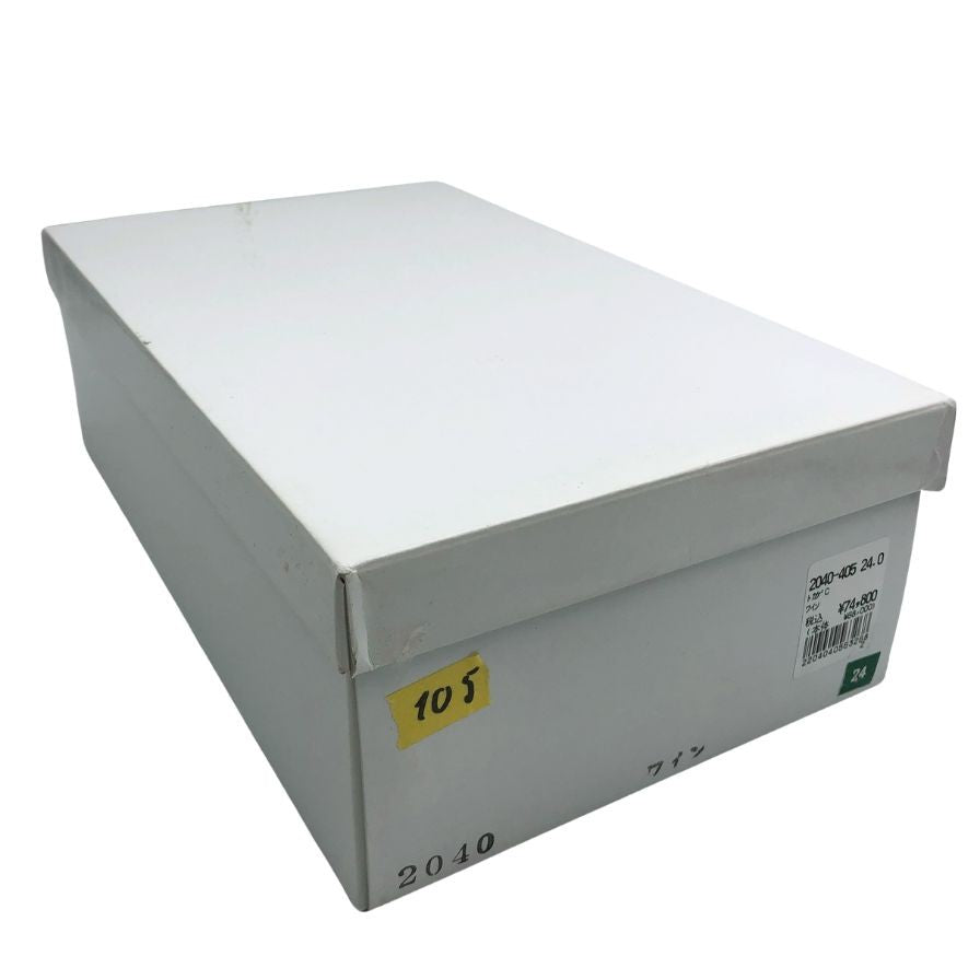新宿屋 レザーパンプス リザード 2040-405 ワイン 24㎝ レディース shinjukuya 約24.0cm【7-19】