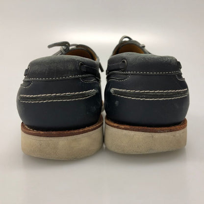 ジョンロブ ISLE デッキシューズ  2099ラスト レザー ネイビー メンズ サイズ8E JOHN LOBB 約27.0cm【AFC41-2】