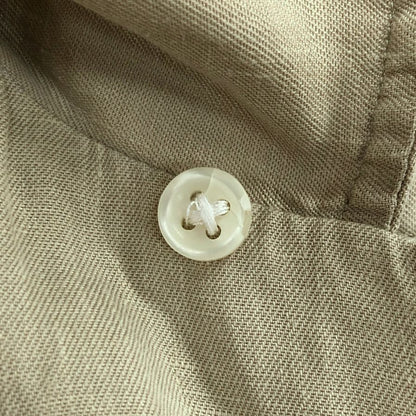 美品◆ポロ ラルフローレン ヴィンテージ開襟シャツ ベージュ メンズ サイズXL POLO RALPH LAUREN 【AFB45】