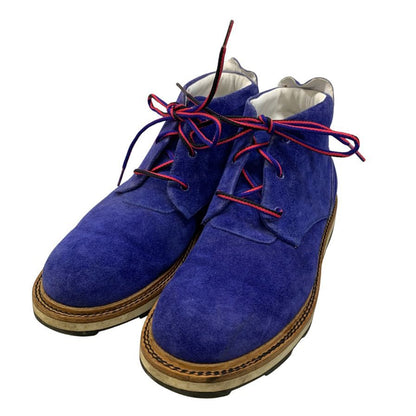 ヨウジヤマモト×アディダス Y-3 Drake High G63553 ブーツ ハイカットスニーカー スエード  メンズ ブルー サイズUK8D yohji yamamoto×adidas 約26.5cm【AFC47】