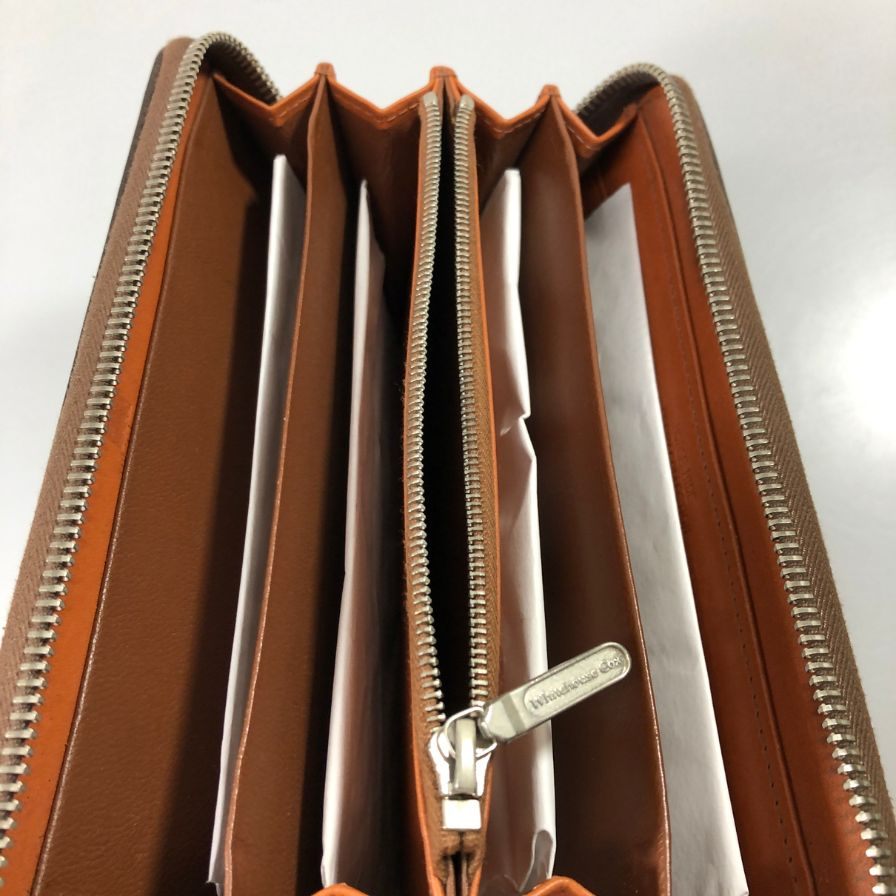 ホワイトハウスコックス ラウンドジップ ロングウォレット ホースハイド ダークブラウン 長財布 Whitehouse Cox【AFB55】