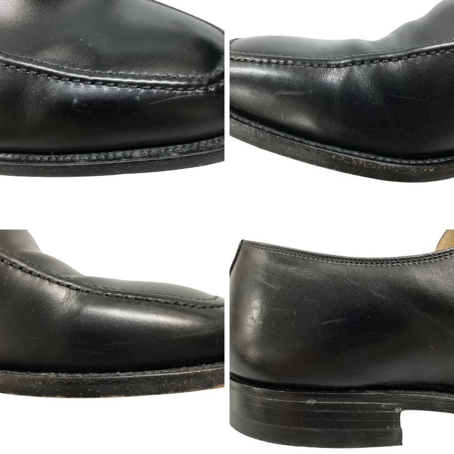 スコッチグレイン ヒロカワ レザーシューズ シングルモンク ストラップ F-4537 ブラック メンズ サイズ26 Scotch grain HIROKAWA 約26.0cm【AFC35】