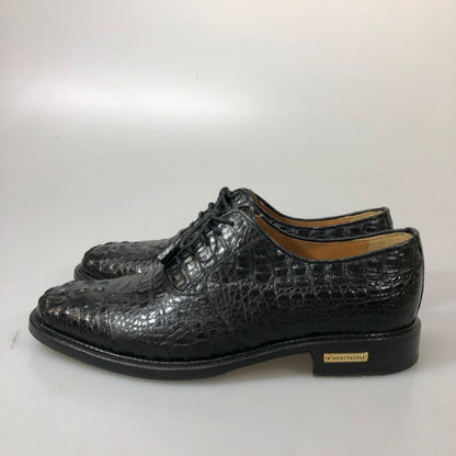 リーガル ヘリテージ 特注 リアルクロコダイル メンズ サイズ25.5cm ブラック REGAL HERITAGE 約25.5cm【AFC46】