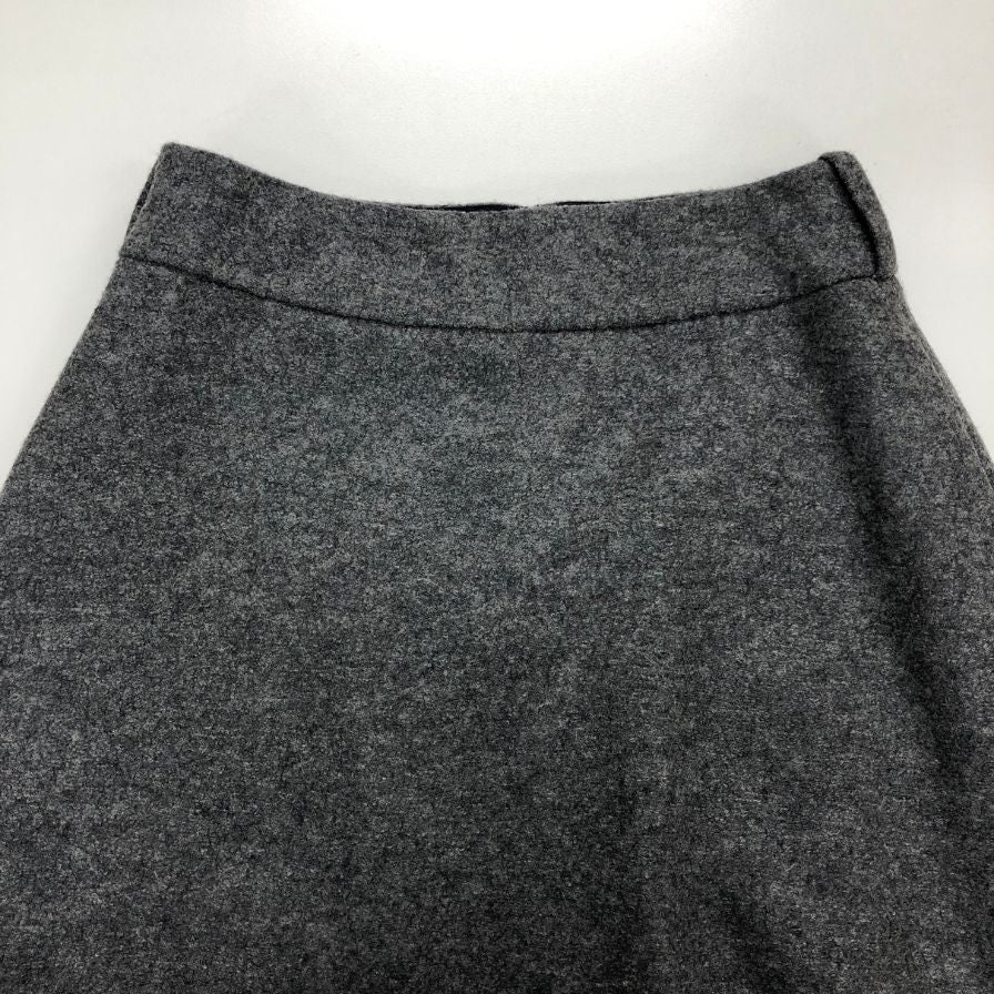 マーガレットハウエル ウールスカート グレー レディース サイズ1 MARGARET HOWELL【AFB17】