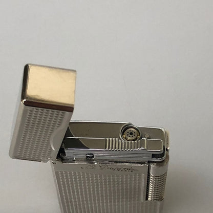 デュポン ライター 023011 ル グラン ダイヤモンドヘッド パラディウム ダブルバーナー シルバー S.T. Dupont【AFI5】【中古】
