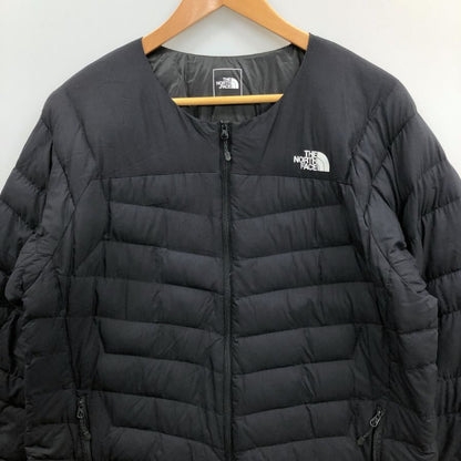 美品◆ノースフェイス ダウンジャケット NY82213 サンダー ラウンドネック ブラック サイズXL メンズ THE NORTH FACE 【AFA24】