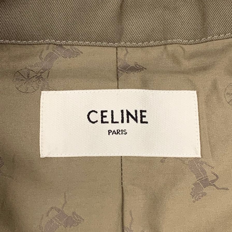 新品同様◆セリーヌ バイ エディスリマン トレンチコート 2M648984C ベージュ サイズ38 レディース CELINE 【AFF19】