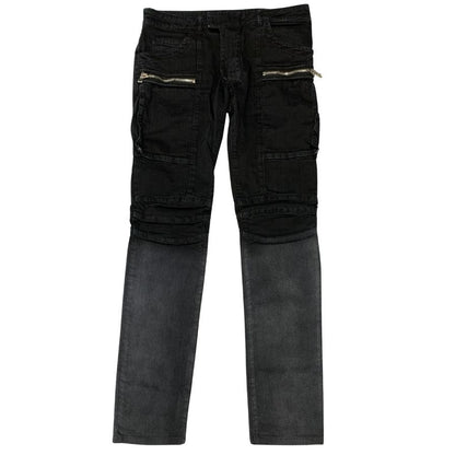 バルマン バイカーデニム グラデーション サイズ29 メンズ BALMAIN 【AFB25】