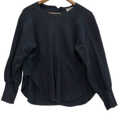 美品◆アメリカーナ サーマルプルオーバー レディース サイズF ブルー AMERICANA 【AFB41】