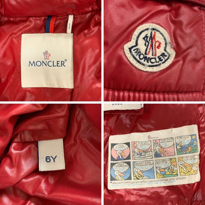 極美品◆モンクレール ダウンジャケット バディ レッド系 サイズ6Y MONCLER BADY GIUBBOTTO 【AFA22】