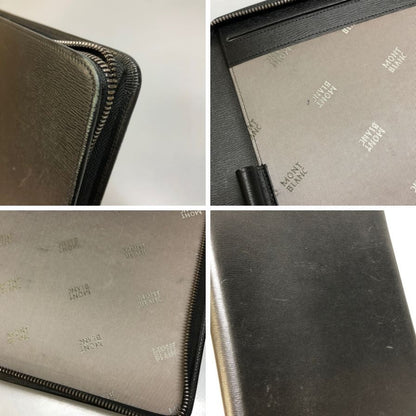 モンブラン ノートカバー レザー ブラック MONTBLANC【AFB53】【中古】