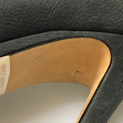 シャネル パンプス ハイヒール ココマーク ラウンドトゥ バイカラー ホワイト ブラック レディース サイズ36.5 CHANEL 約23.5cm【AFC44】