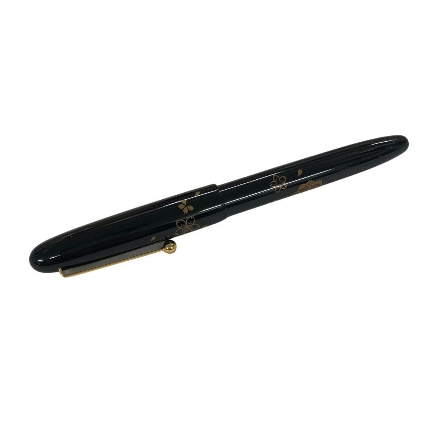 パイロット 万年筆 FK-5MP-SKU-M 蒔絵万年筆 国光会 桜 14K-585 M字 ブラック PILOT【AFI17】