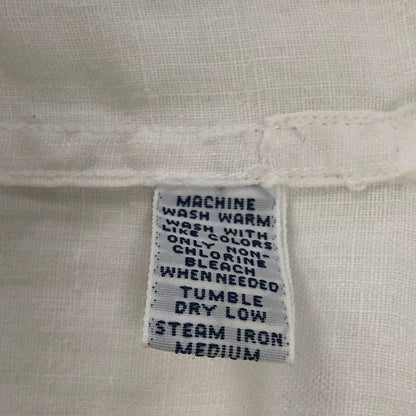 中古◆ポロラルフローレン CALDWELL リネン キューバシャツ ホワイト  メンズ サイズM  POLO RALPHLAUREN 【AFB4】