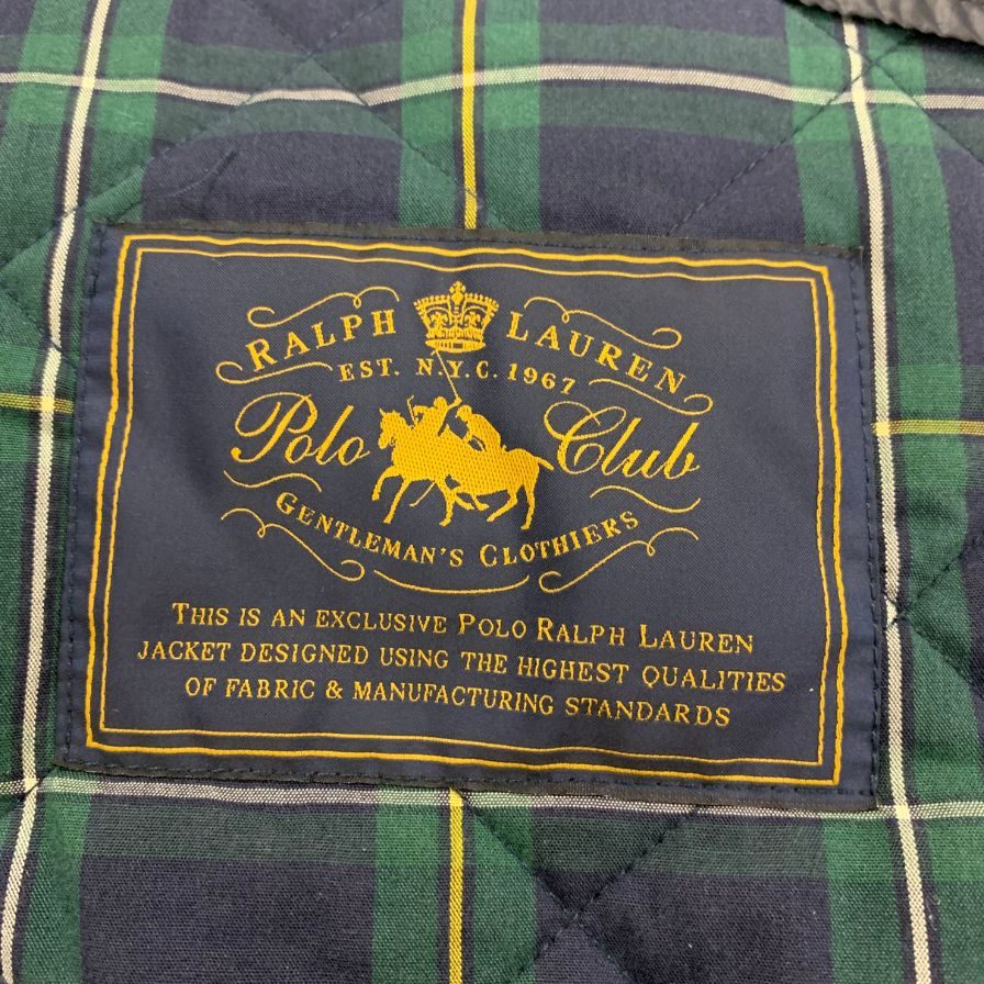 極美品◆ポロ バイ ラルフローレン ベスト キルティング メンズ サイズS ネイビー POLO by Ralph Lauren 【AFB12】