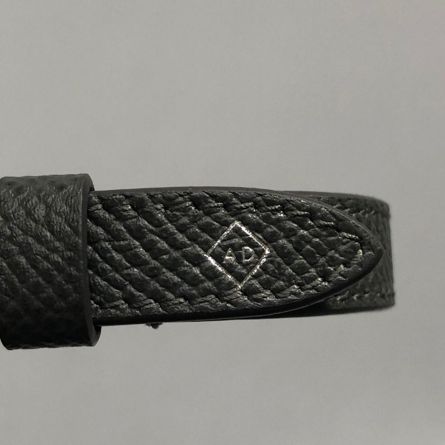 ダンヒル レザー ブレスレット ベルト式 グレー系 メンズ dunhill【AFI11】
