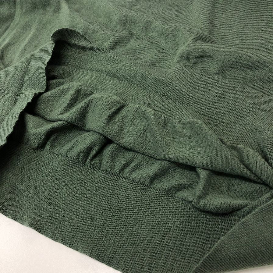 中古◆キャッシュ＆バルバ コットンニット メンズ グリーン サイズ3 cash＆barba 【AFB5】