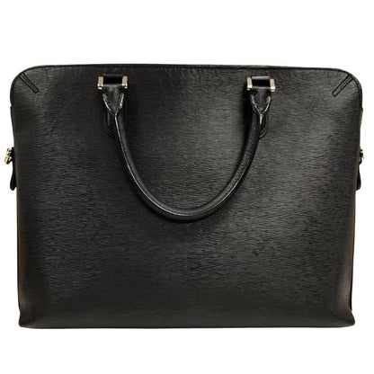 エルゴポック ビジネスバッグ レザー メンズ ブラック HERGOPOCH【AFE9】