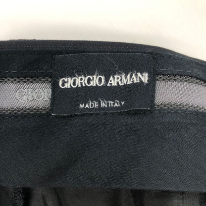 ジョルジオアルマーニ スーツ セットアップ シングル 2B ストライプ ブラック メンズ サイズ46 GIORGIO ARMANI【AFB48】