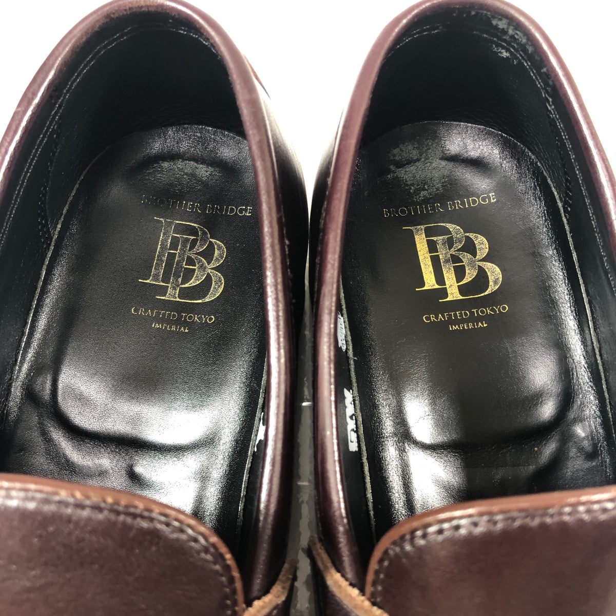 ブラザー ブリッジ BBB-234002 ブラウン コインローファー サイズ6.5 メンズ BROTHER BRIDGE 約24.5cm【AFD7】