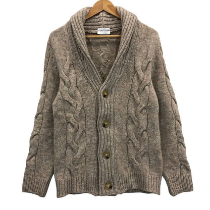 美品◆セッテフィーリカシミア ウールカシミヤショール ユニセックス サイズ 44 ベージュ Settefili Cashmere 【AFB4】
