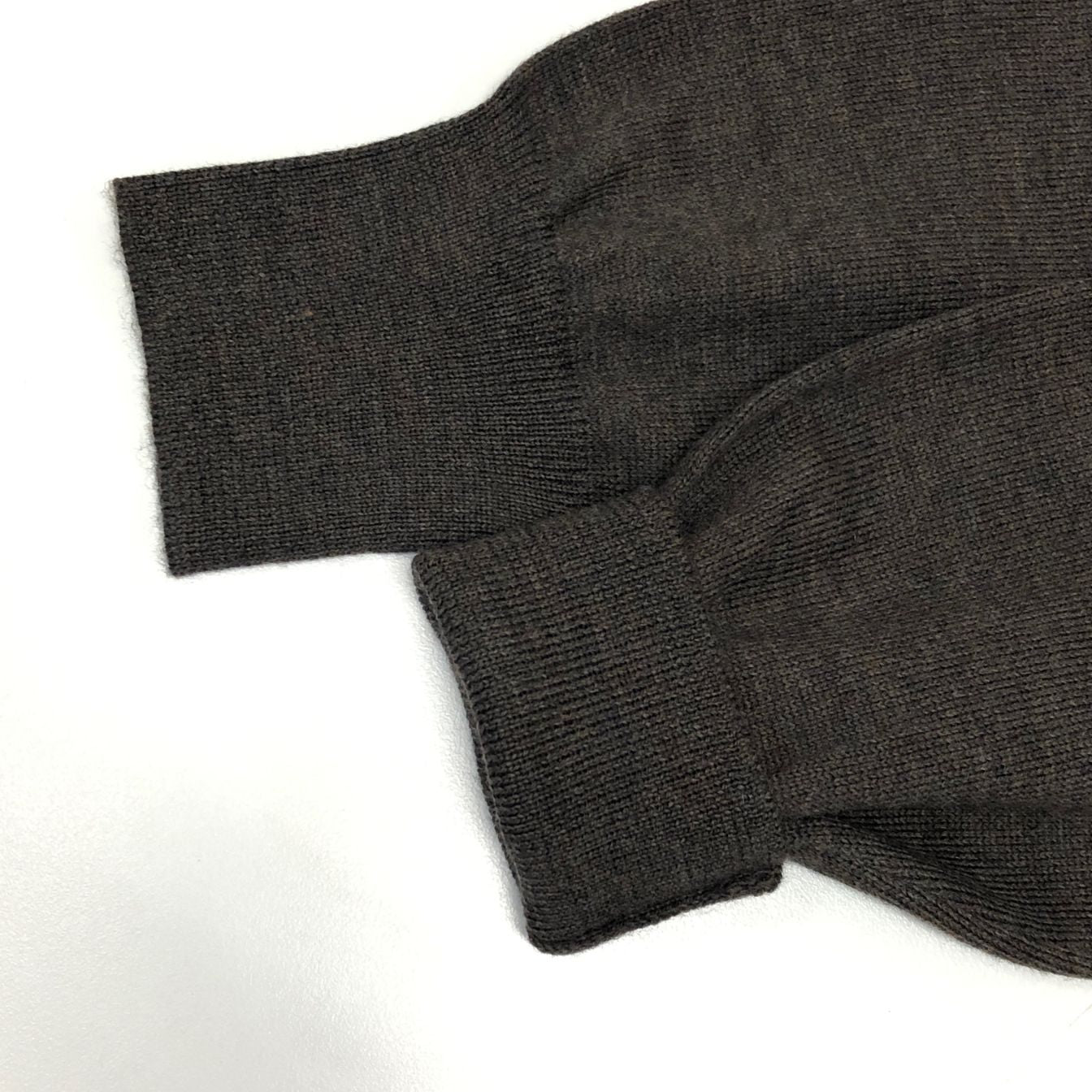極美品◆グランサッソ クルーネックニット グレー サイズ46 GRAN SASSO 【AFB7】