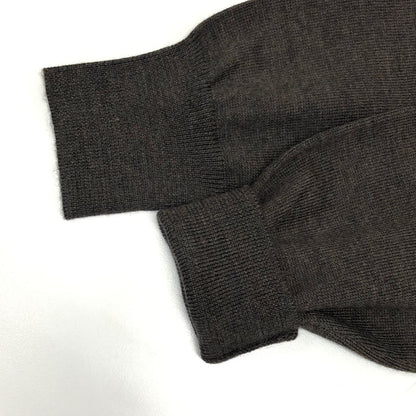 極美品◆グランサッソ クルーネックニット グレー サイズ46 GRAN SASSO 【AFB7】