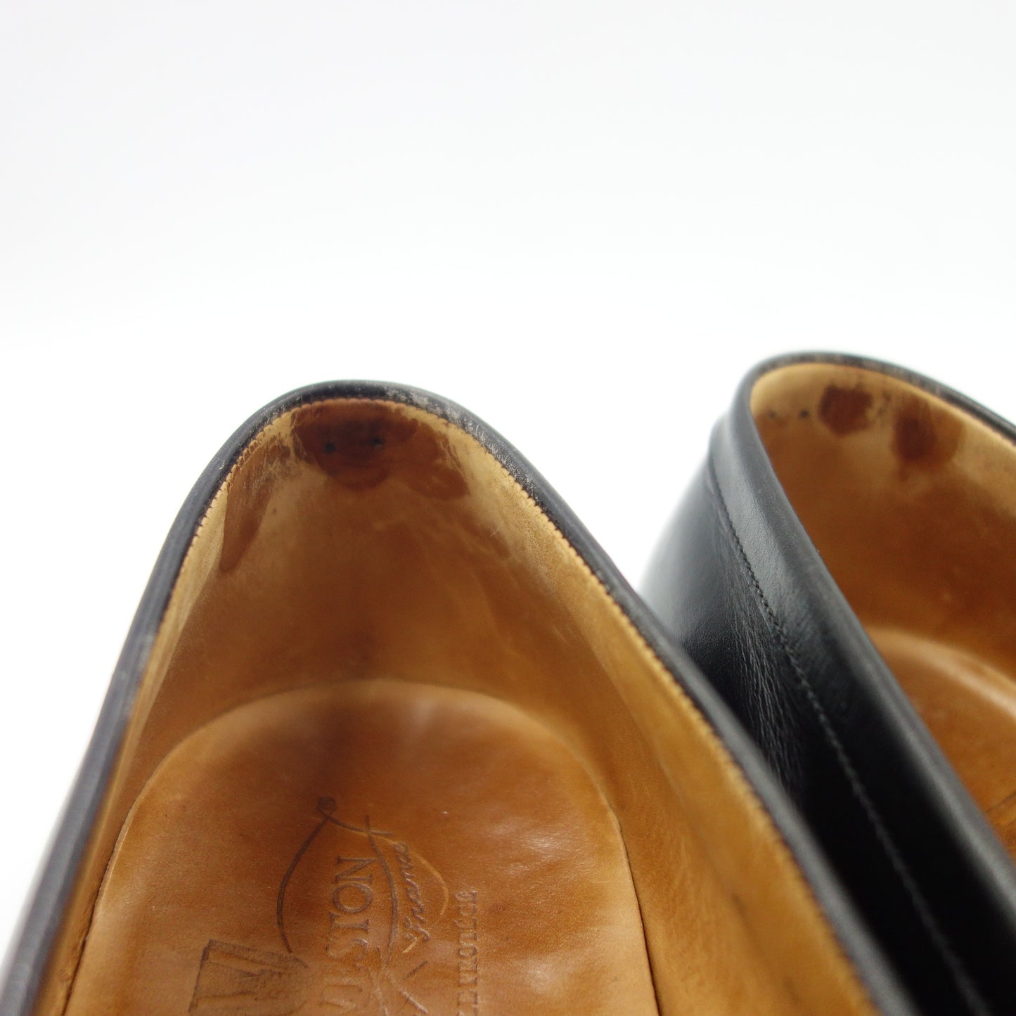 二手 ◆JM Weston 皮鞋 Signature Loafers 180 黑色 男士尺码 9C JMWESTON [LA] 