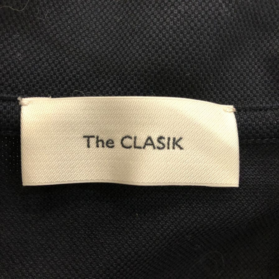 美品◆ザ クラシック 半袖ポロシャツ ブラック メンズ サイズ48 THE CLASIK 【AFA24】