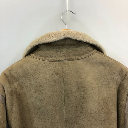 極美品◆エトロ ムートンコート シープスキン サイズXL ブラウン ETRO 【AFF22】