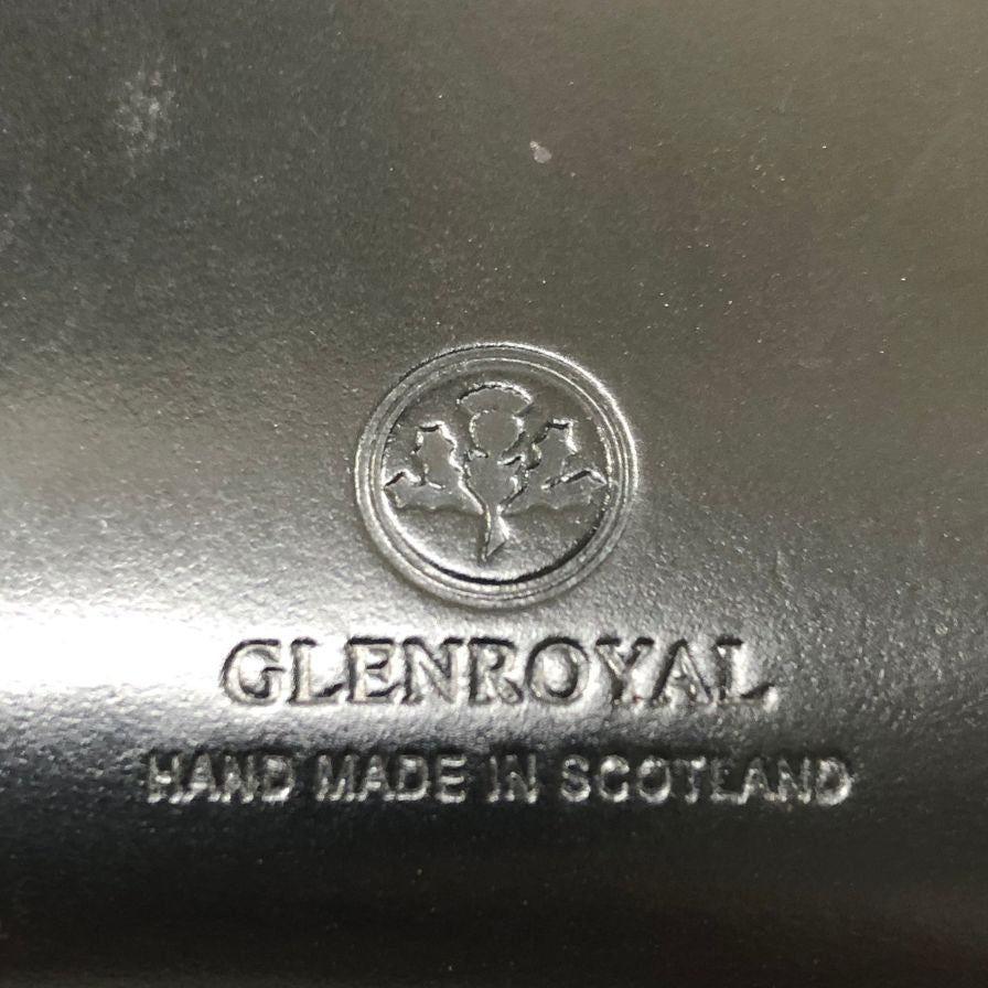 グレンロイヤル 長財布 ラウンドジップ ブライドルレザー ブラック ゴールド金具 GLENROYAL【AFI1】