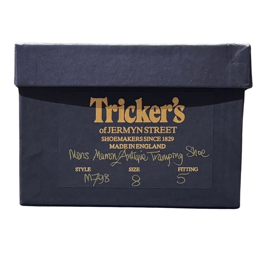 トリッカーズ レザーシューズ ストレートチップ M798 カーフ サイズUK8 メンズ ブラウン Tricker’s ビジネスシューズ 約26.5cm【LA】【中古】