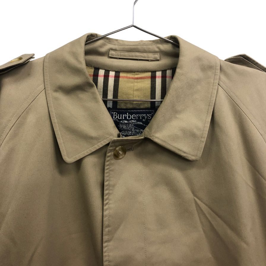 美品◆バーバリー トレンチコート コットン ポリエステル ベージュ  サイズEUR44REG メンズ BURBERRY 【AFA15】