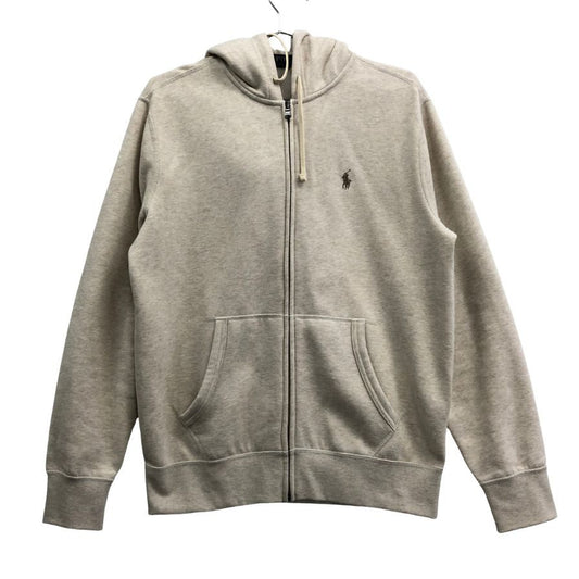 ポロラルフローレン ジップパーカー ベージュ コットン ポリエステル メンズ サイズM Polo Ralph Lauren【LA】