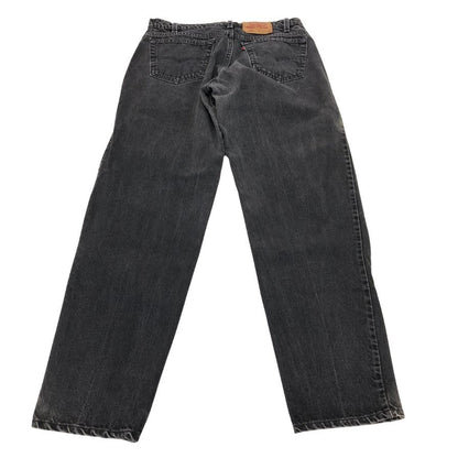 リーバイス デニム 550 90S ボタン裏532 USA製 ブラック メンズ W36 L34 LEVI’S 【AFB44】