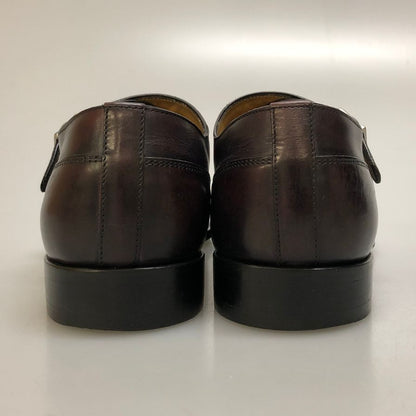 フランチェスコ ベニーニョ ダブルモンク 3624 メンズ 7ハーフ  ブラウン FRANCESCO BENIGNO 約25.5cm【AFC41】
