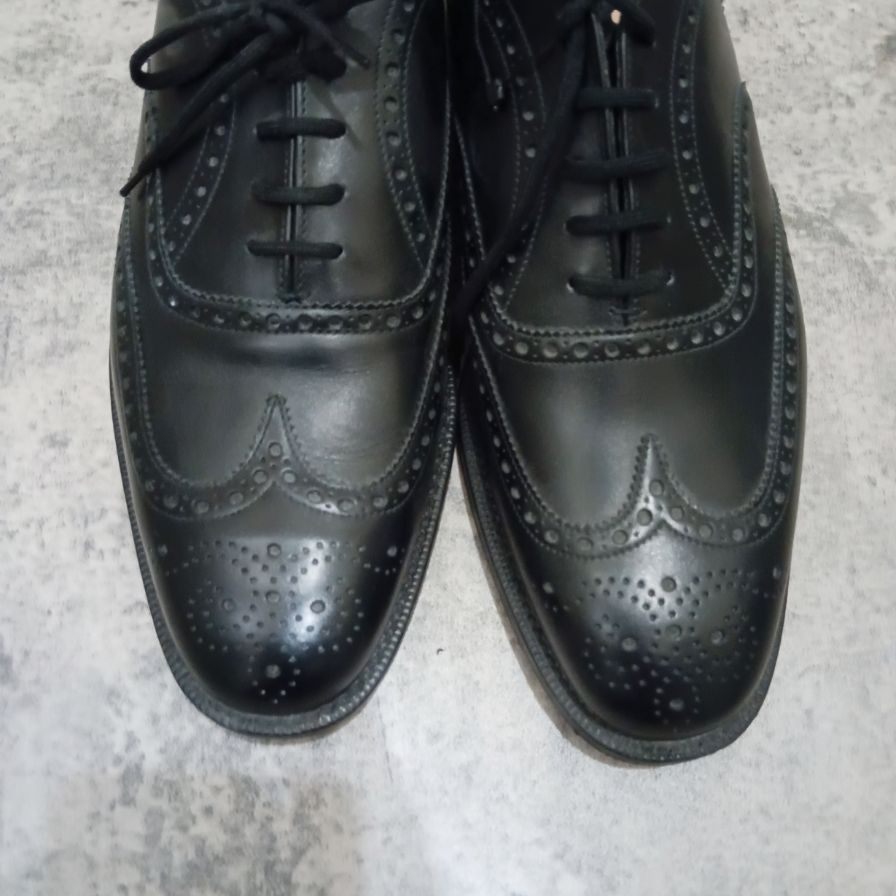 チャーチ レザーシューズ チェットウィンド サイズ70F メンズ ブラック Church's CHETWYND ビジネスシューズ 約25.5cm【LA】【中古】