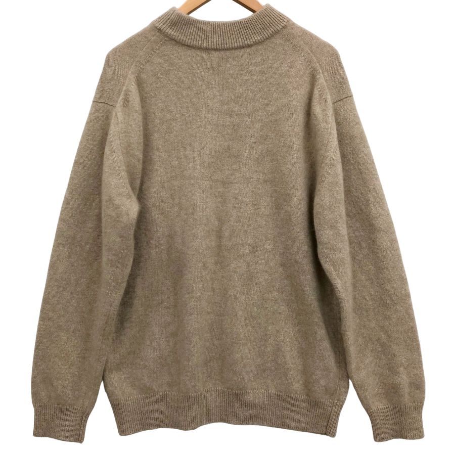 美品◆ユナイテッド アローズ カシミア100% トップス セーター メンズ サイズL ブラウン UNITED ARROWS 【AFB1】