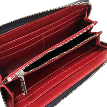 ホワイトハウスコックス ロングウォレット ラウンドジップ レザー 長財布 S2622 ネイビー レッド Whitehouse Cox【AFI19】