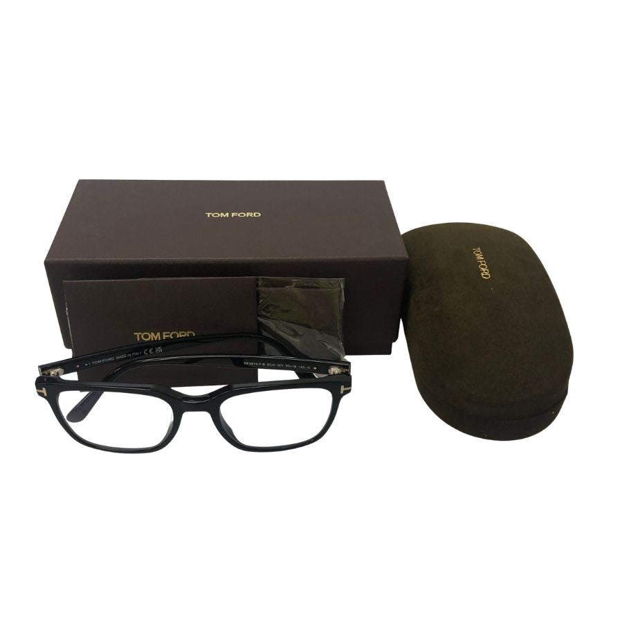 トムフォード  メガネ サングラス   TF 5818-F-B ECO 001 53□19 ブラック TOM FORD【AFI17】