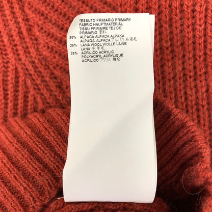 美品◆メゾン マルジェラ ニットセーター ケーブル リブ編み 16AW ポケット S50HA0641 オレンジ系 サイズ M メンズ Maison Margiela 【AFB27】