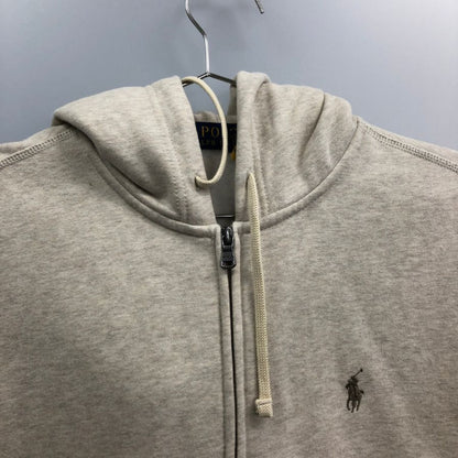 ポロラルフローレン ジップパーカー ベージュ コットン ポリエステル メンズ サイズM Polo Ralph Lauren【LA】